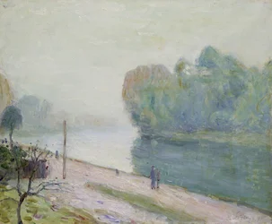 Eine Biegung des Flusses Loing, 1896